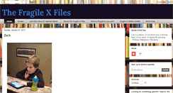 Desktop Screenshot of fragilexfiles.com