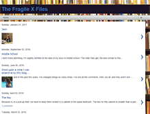 Tablet Screenshot of fragilexfiles.com